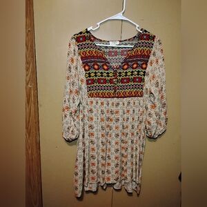 Umgee Bohemian Patterned Large Shirt